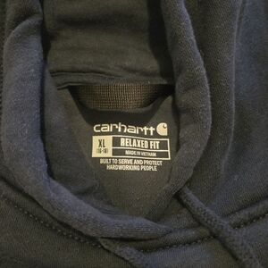 Carhartt Dark Blue Relaxed Fit Hoodie